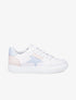 Tennis simili motif étoile - Blanc/bleu ciel - 1