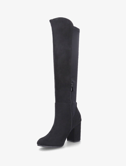 Bottes bi-matière à talon - Noir - 3