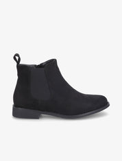 Bottines plates en suédine - Noir - 5