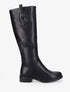 Bottes en simili à boucle - Noir - 1