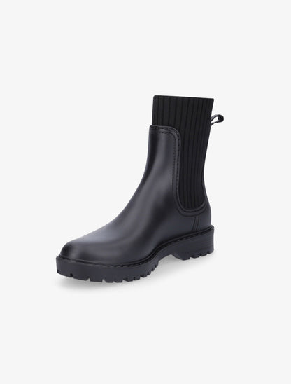 Bottines style chaussettes - Noir - 3