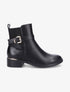 Bottines à contrefort à empiècement métal - Noir - 5