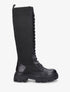 Bottes style chaussettes à lacets - Noir - 1