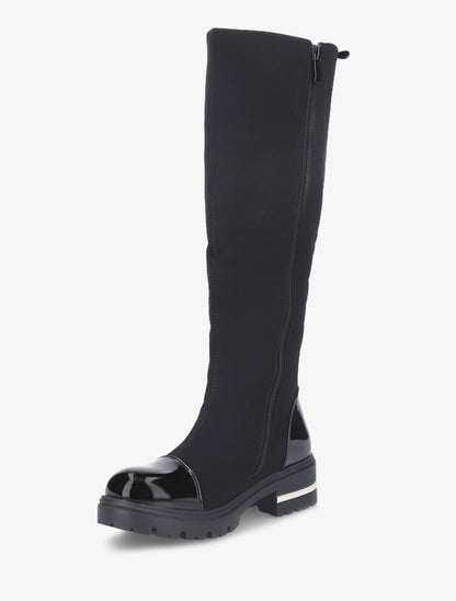 Bottes à bouts vernis - Noir - 3