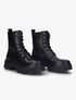 Bottines montantes à gros crans stylisés - Noir - 1