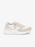 Baskets zippées en simili - Beige - 1