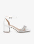 Sandales mi-hautes à strass - Blanc - 5