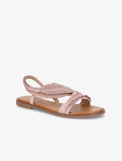 Nu-pieds fantaisies à strass - Rose - 2