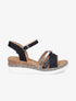 Sandales irisées à brides strassées et irisées - Noir - 5