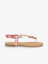 Nu-pieds tressés en tissu satiné - Fuchsia - 5