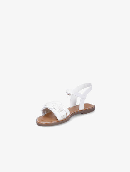 Nu pieds bi-matière uni - Blanc - 3