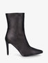 Bottines en tissu nacré à talon aiguille - Noir - 1