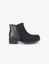 Boots bimatière noir - Noir - 1