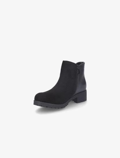 Boots bimatière noir - Noir - 3
